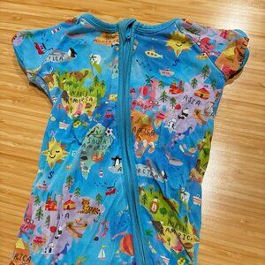 Little Sleepies Around the World Shorty Zippy